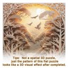 Forest Sunset Puzzles for Adults 1000 Pieces, Difficult Challenge Tree