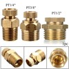 Honfitat Pt 1/2 3/8 1/4" Brass Drain Valve Air Compressor