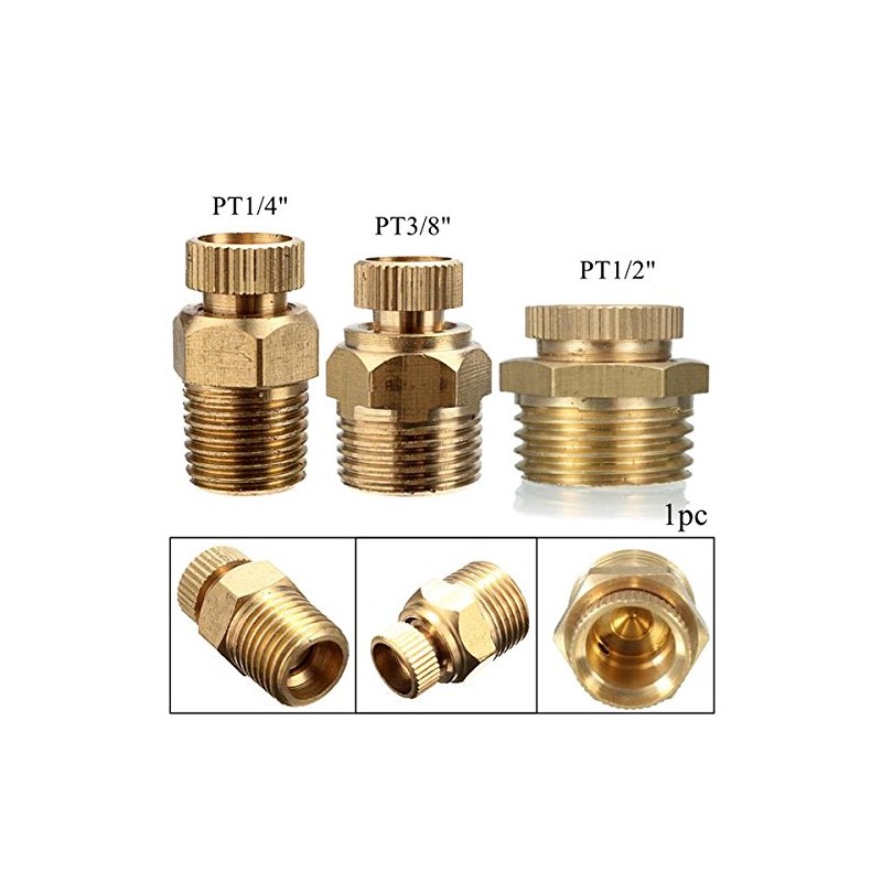Honfitat Pt 1/2 3/8 1/4" Brass Drain Valve Air Compressor