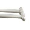Moen Brushed Nickel Adjustable 57 to 60-inch Stainless Steel Double