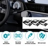 10 PCS Dashboard Trim Clips, Metal Car Front Console Dash