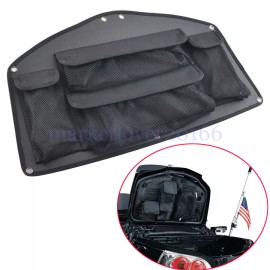 Trichtu Mount Moto Black Rear Trunk Lid Organizer Tool Bag For Honda Goldwing GL 1800 GL1800