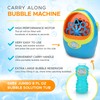 Bubble Mania Carry Along Bubble Machine For Kids - Automatic