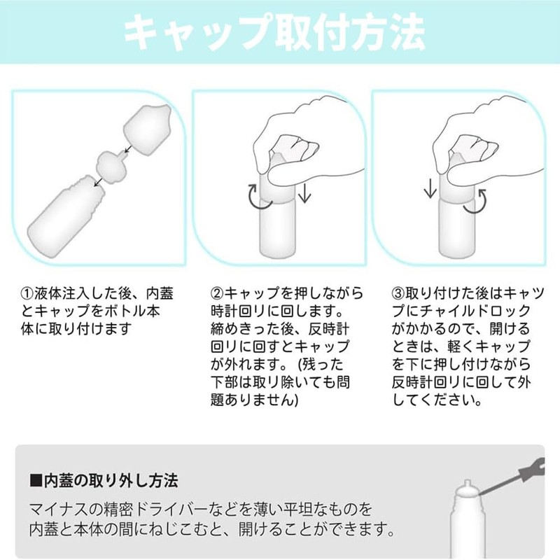 SensaBliss Child Lock Unicorn Bottles Dropper Bottles 5 Dropper Bottles