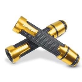 7/8'' 22mm Motorcycle CNC Aluminum Powersports Handlebar Grips with Grip Ends for ZX-10R ZX10R SE Performance KRT for ZX-10RR ZX10RR Performance Gold