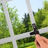 Kioiner 2 Pcs Casement Window Locking Handles, Aluminium Alloy Rotating