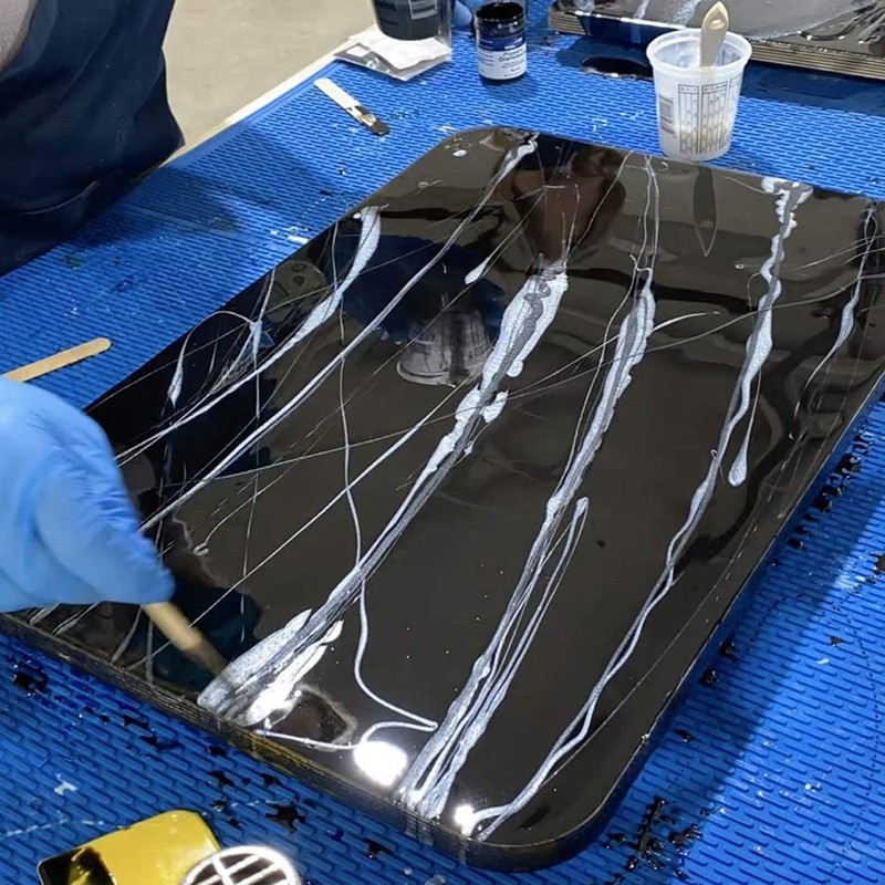 TotalBoat DIY Epoxy Black Marble Effect Countertop Project Kit |