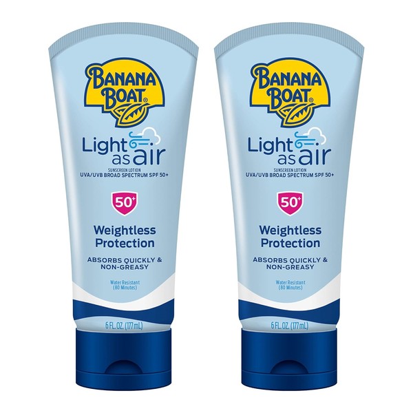Banana Boat Light As Air Sunscreen Lotion SPF 50 Twin