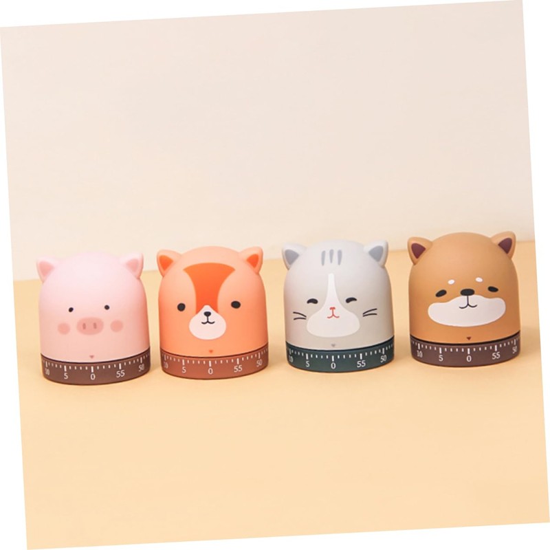 ABOOFAN 2pcs Timer Mechanical Countdown Timer with Loud Alarm for