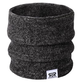 TAGVO Winter Neck Warmer Thermal Snoods Unisex Double-Layer Thicken Windproof Winter Cold Weather Knitted Circle Scarf for Outdoor Sports
