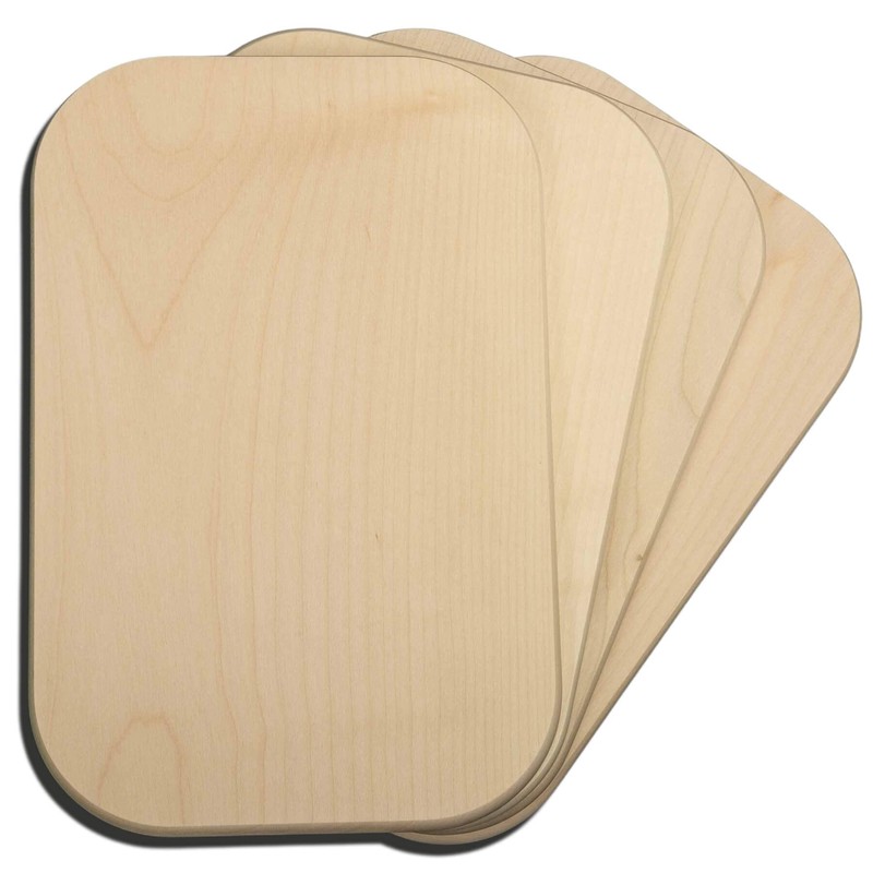 DEKOFANT Wooden Board Set of 4 23 x 15 x