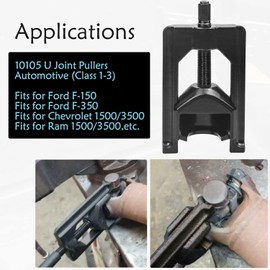 MoEnergy 10105 U Joint Pullers Automotive (Class 1-3) Universal Joint Extractor U-Joint Removal Press Tool for Trucks Cars Vehicles Equipment with Bearing Cups 1” to 1.25” O.D.