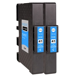 Supply Guy 2 Printer Cartridges Compatible with Ricoh GC-41 C Cyan for Aficio SG2100n SG3100Series SG3100snw SG3110dn SG3110dnw SG3110n SG3110 Series SG3110 sfnw SG3120Bsf