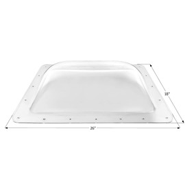 ICON 14147 Skylight, SL1422AC, Clear