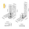 Tambee Saloon Door Hinges, Heavy Duty 304 Stainless Steel Double