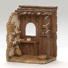 Fontanini by Roman Inc., Toymaker Shop, 5" Collection, Nativity Figure and Accessories, Hand Sculpted and Painted (7x3x5)