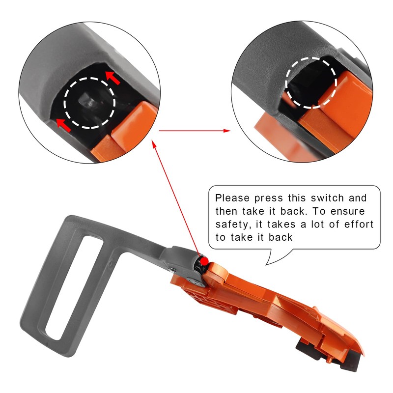 FLYPIG Chainsaw Cover Chain Brake Side Cover Handle Guard for