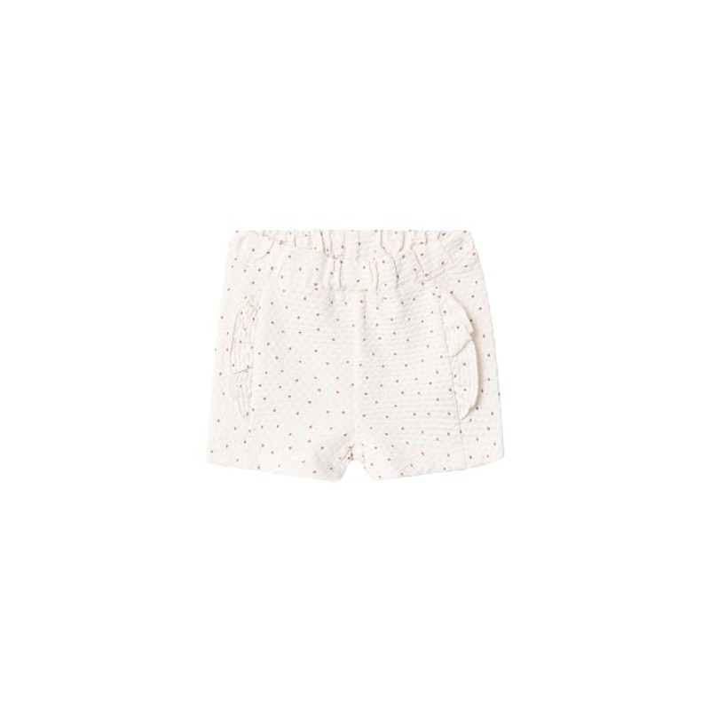 NAME IT Baby Girls' Nbfhadot Shorts, White