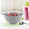 Meadow Lane 6-inch Colander, Dual Handles, BPA-Free, Dishwasher Safe Compact