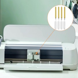 QWORK® Fine Cut Blade and Housing Replacement Blades Compatible with Cricut Explore Air/Air 2/Maker 3, Gold