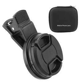 Tongdejing 52mm Clip-on CPL Phone Camera Lens Filter, Universal CPL Phone Camera Lens Polarizer Clip-On Cellphone CPL Filter Compatible with iPhoneSamsung/Android Smartphones(size:52mm)