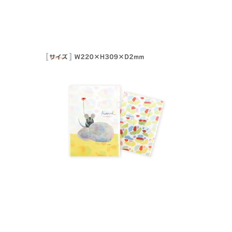 A4 Clear File Leo Leoni Clear Holder [Frederick/Frederick] Cute 22-