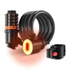 Bicycle Safety Lock Bike Motorcycle AntiTheft Elasticity Locks 5 Digits