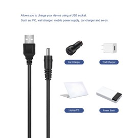 J-ZMQER 4ft USB Charger Charging Cable Cord Compatible with FOREO IRIS Eye Massager