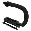 PULUZ U C Shape Video Action Stabilizing Handle Grip ABS