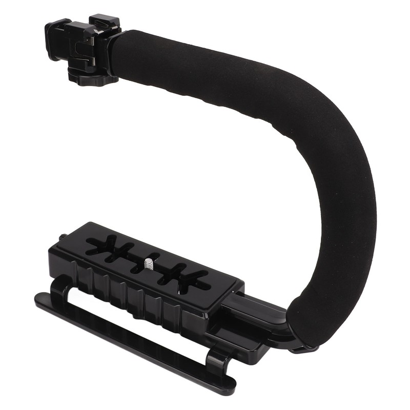 PULUZ U C Shape Video Action Stabilizing Handle Grip ABS