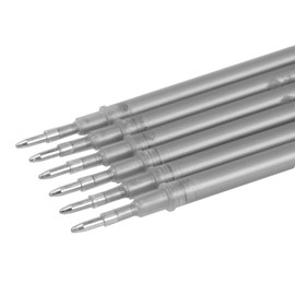 Moonlove Leather Fabric Marking Pen, 20pcs Silver Refills & 4pcs Pen Barrels Set, Temporary DIY Clothes Shoes Making Tracing Pens Sewing Craft Tool Embroidery Fabric Leather Marker