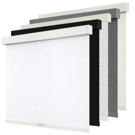Sunoff Cordless Blackout Roller Shades Blinds for Windows Free-StopPull Down Room D