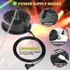 3-15 RPM Disco Ball Motor with Remote, Light Up Rotating