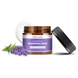 SWETIYOU Nighttime Magnesium Cream, Hydrating and Non-Greasy Lavender Topical Magnesium Cream & Body Lotion with Shea Butter and Vitamin E, Relaxation and Sweet Sleep, 3.5 oz