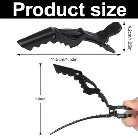 10 Stück Haarklammer Professionelle Abteilklammern friseur und Abteilen, Haarclips zum Stylen und Schneiden, Professionelle Salon Haarklammern