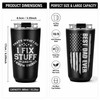 Fathers Day Dad Gifts for Men- 16Oz Stainless Steel Tumbler