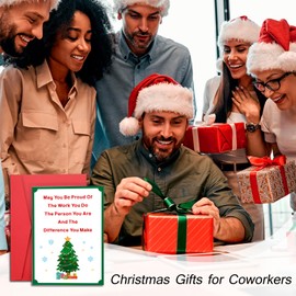 Christmas Cards for Coworkers, Coworker Christmas Gifts-Christmas Cards with Envelopes, Christmas Gifts for Coworkers, Secret Santa Gifts for Coworker, Christmas Cards Bulk Office Gifts for Coworkers