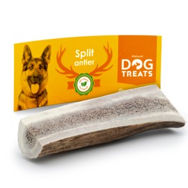 Natural Dog Treats - Deer Antlers Dog - Natural Antlers for Dogs - Chew Bone Dogs - Chew Sticks Dog - Chew Toy and Dental Care - Medium Size - Dog Toy