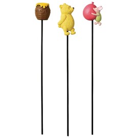 Setokraft Pick 3 Piece Set Classic Pooh Flower Beds Potted Plants Bouquet Decoration: Pooh: 3.4W x 2L x 28H (Character 6.6H) Piglet: 3.8W 1.4L x 28H (Character 4.7H) Pot: 3.4W x 2L x 28H (Character 3.4H) Unit: cm