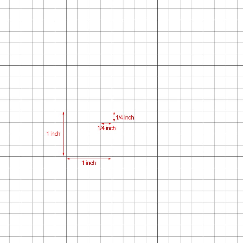 Fuyoooo 25 Sheet Graph Paper Pad 24" x 48" Large