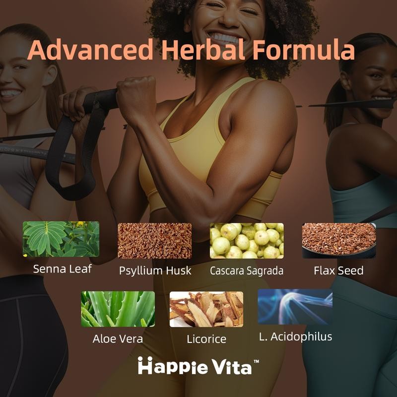 HappieVita 15-Day Cleanse Detox – Rapid Flush – 30 Capsules