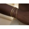 Gold Chain Bracelet for Women Men Trendy - 14K Gold