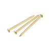 sourcing map 60pcs Small Hardware Brass Nails 1.5 mm x