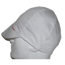 Comeaux Caps Reversible Welding Cap Solid White 7