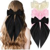 3Pcs Silky Satin Hair Bows Clips for Women Hair Bow
