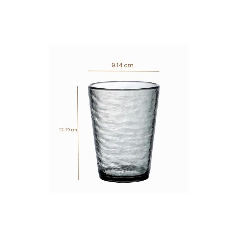 Vasos irrompibles de pezón océano, juego de 6, negro, gris