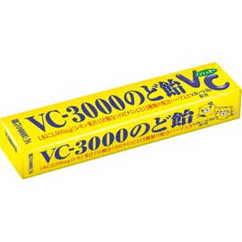 Nobel Confectionery VC-3000 Throat Lozenges Stick Lemon 10 pieces × 10 packs (Bulk Purchase)