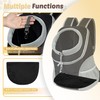 WOYYHO Pet Dog Carrier Backpack with Storage Pockets Small Dog