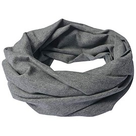 Miobo Children's Cotton Loop Scarf, Tube Scarf, Round Scarf, charcoal