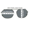 Round Square Shape Non Polarized Clip-on Sunglasses for Men &